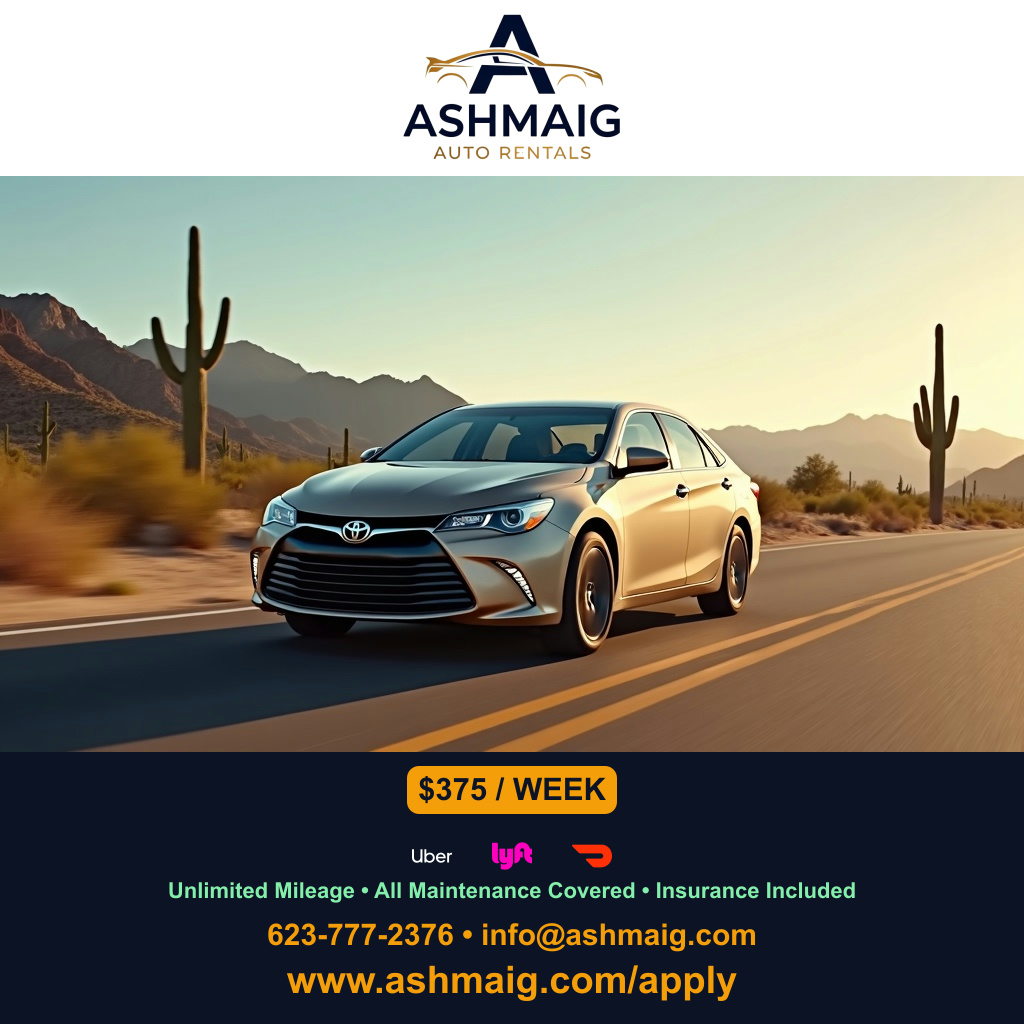 Uber Vehicle Inspection Requirements Phoenix AZ