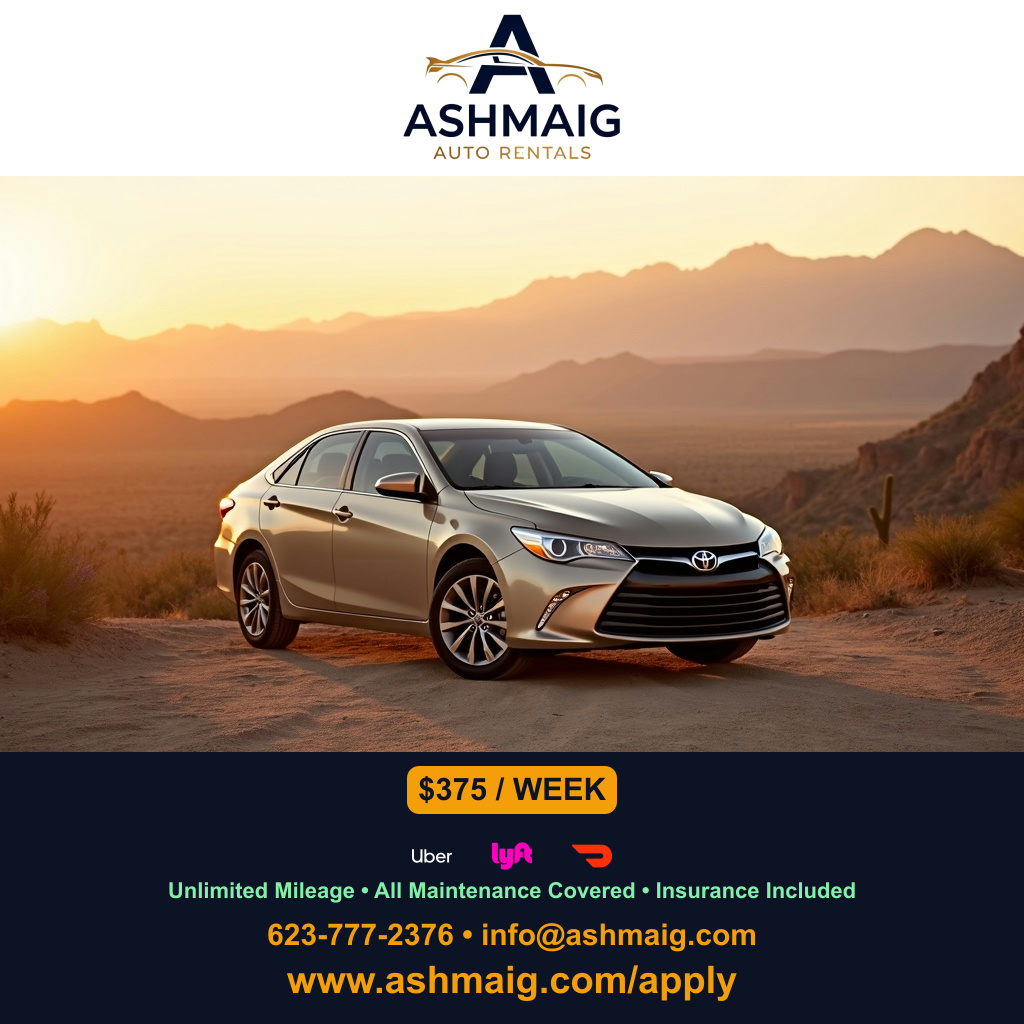 How to Get Started with Rideshare Rental Today in Phoenix