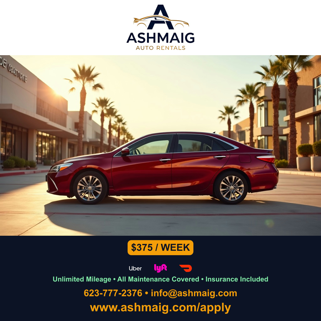 Best Cars for Uber & Lyft Drivers Phoenix 2026