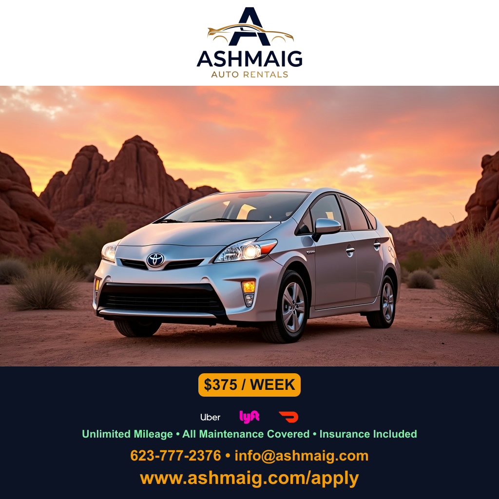 Same-Day Uber Rental Phoenix | Get Your Car Today